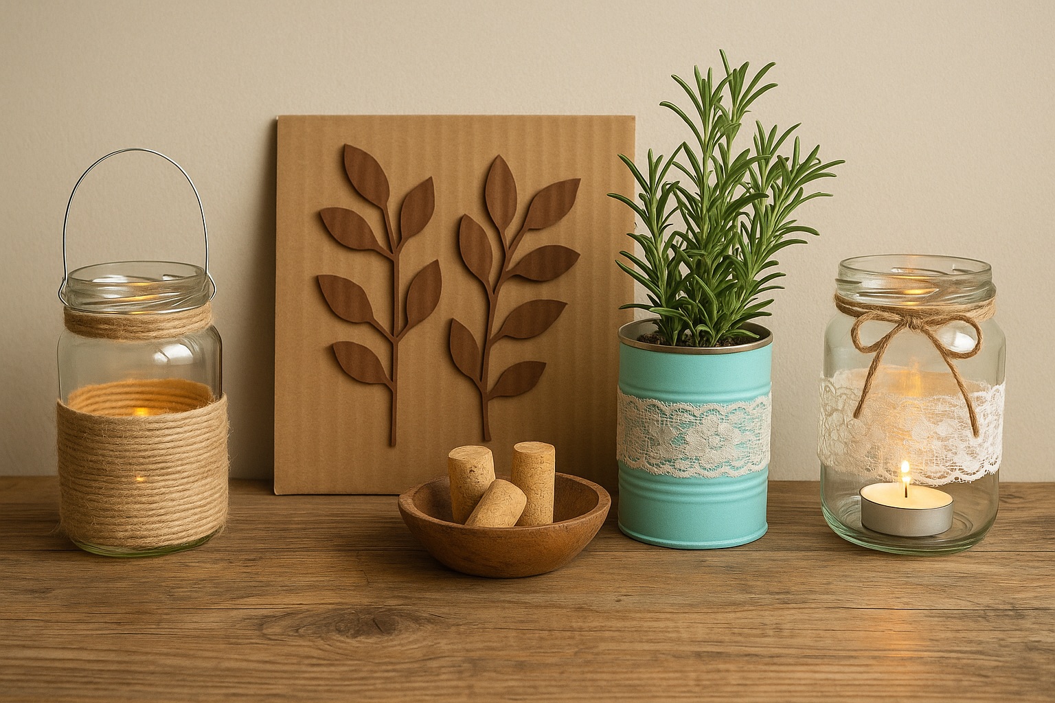 How to Make Your Own Decor with Recycled Materials