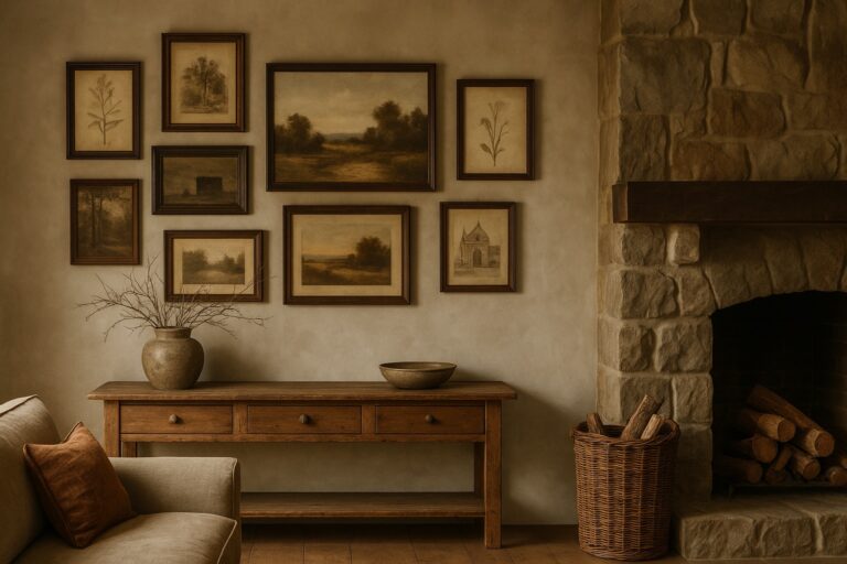 Tips for Including Wall Art in Rustic Decor